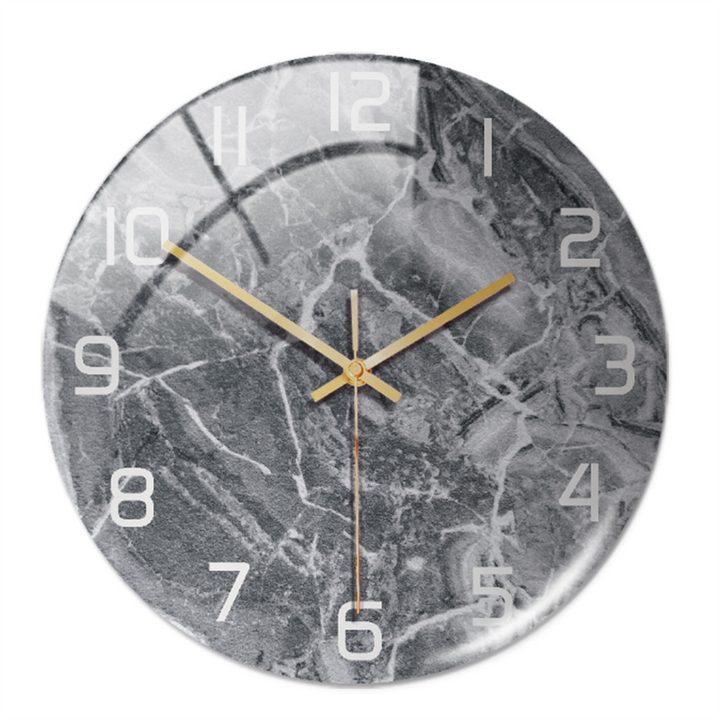 BowLift | Stylish Wall Clock with Marble Texture - MarbleTime