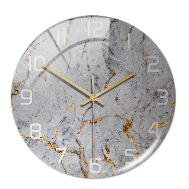 BowLift | Stylish Wall Clock with Marble Texture - MarbleTime