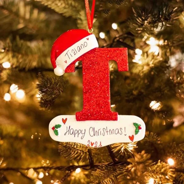 BowLift | Personalized Christmas 24 Letters Ornaments