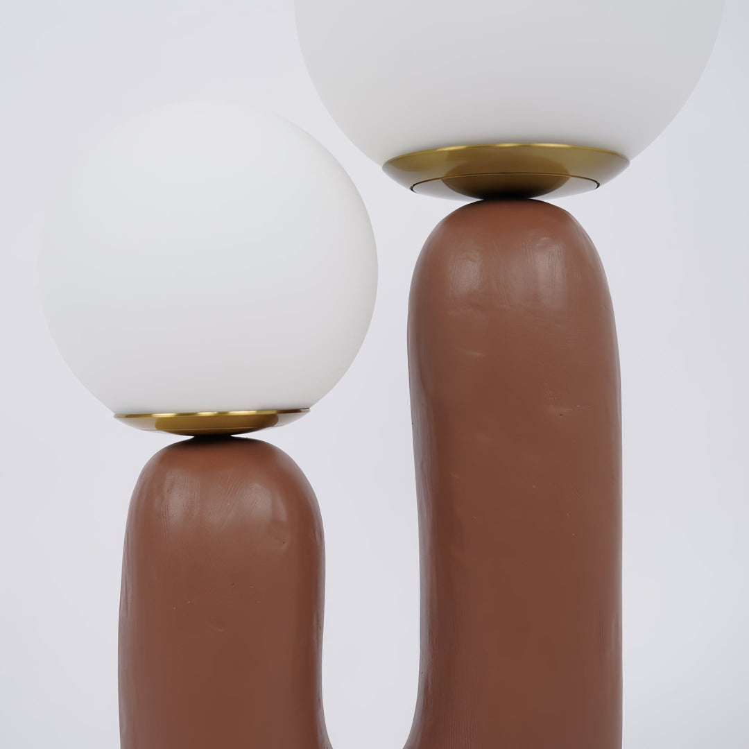 BowLift | Contemporary Style Table Lamp with Natural Accent