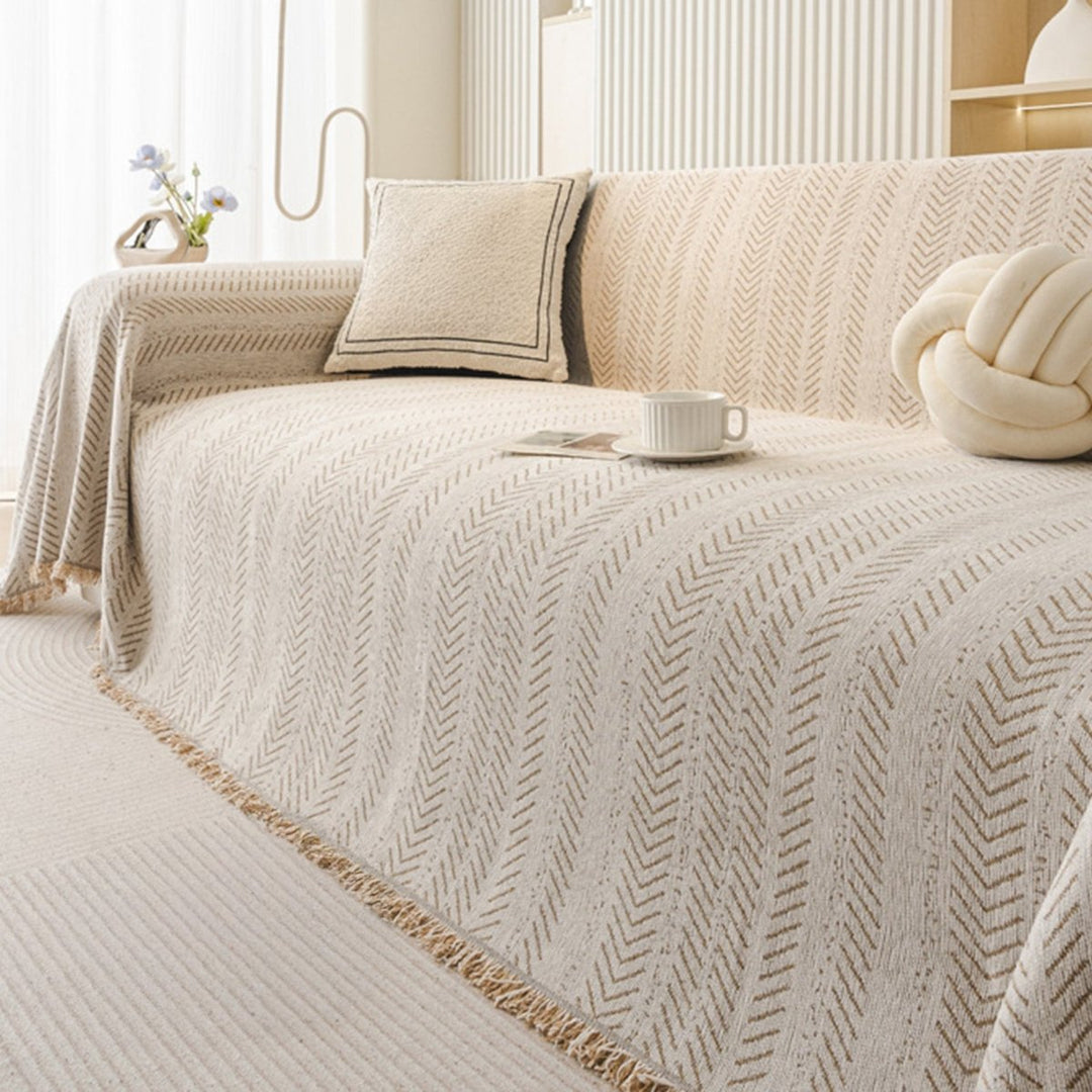 BowLift | TexturaHome – Scratch-resistant chenille sofa cover