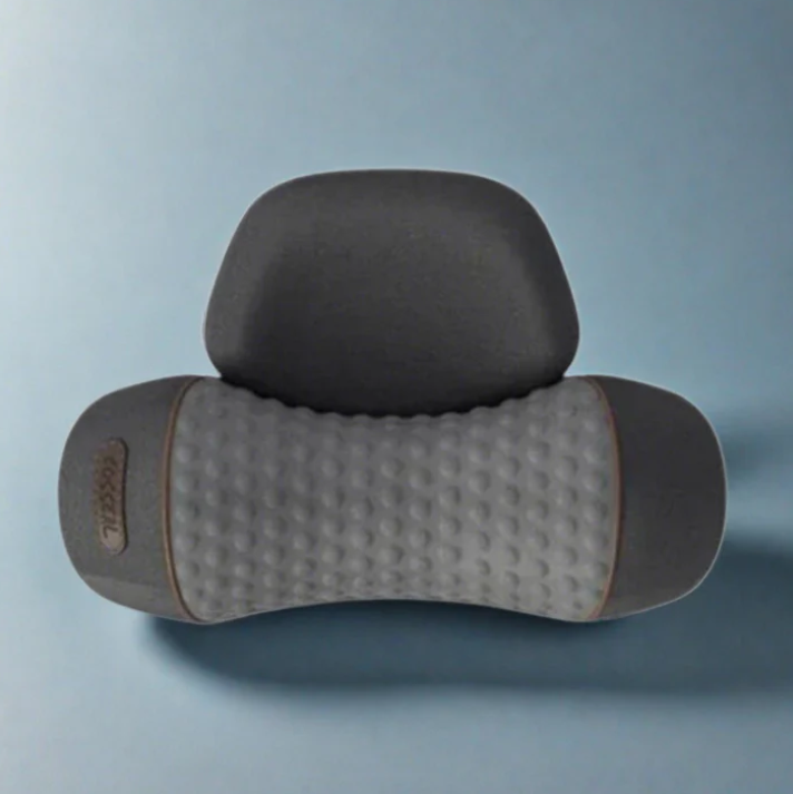 Ergonomic Memory Foam Neck Pillow with Removable Washable Cover