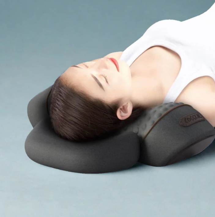 Ergonomic Memory Foam Neck Pillow with Removable Washable Cover