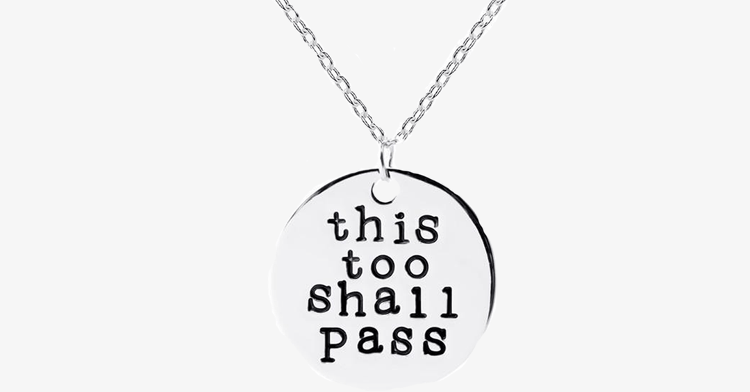 BowLift | This Also Will Pass Pendant Necklace