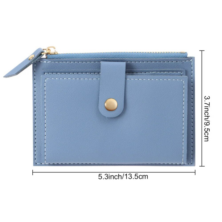 Compact Leather Wallet for Women Bowlift