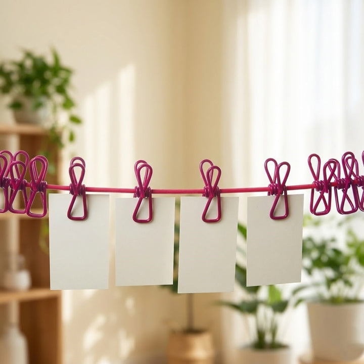 BowLift | Windproof Non-Slip Elastic Multi-Clip Travel Clothesline