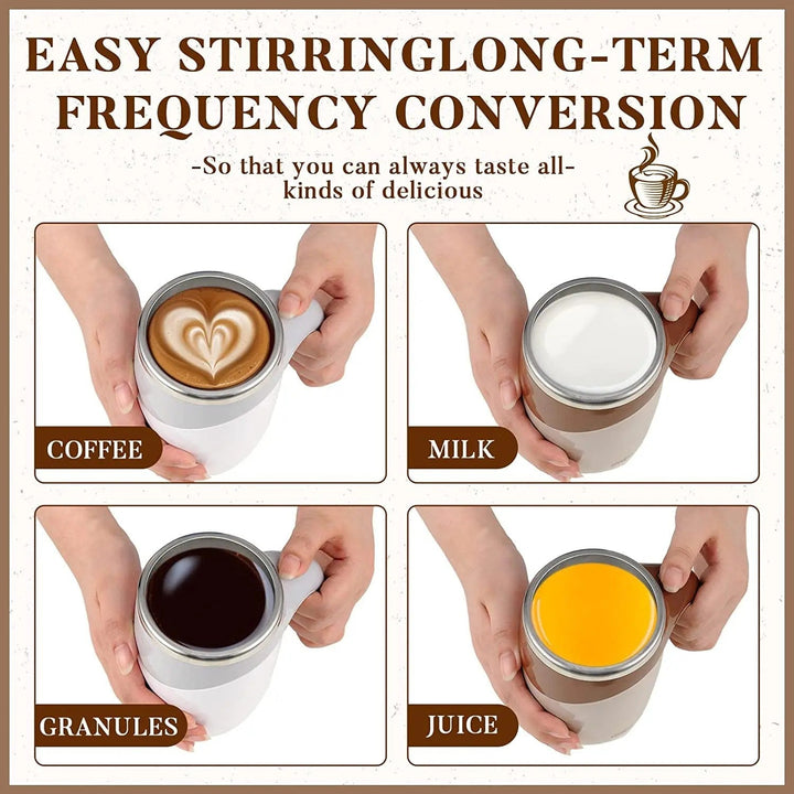 BowLift | USB Rechargeable Magnetic Stirring Mug - MagStir