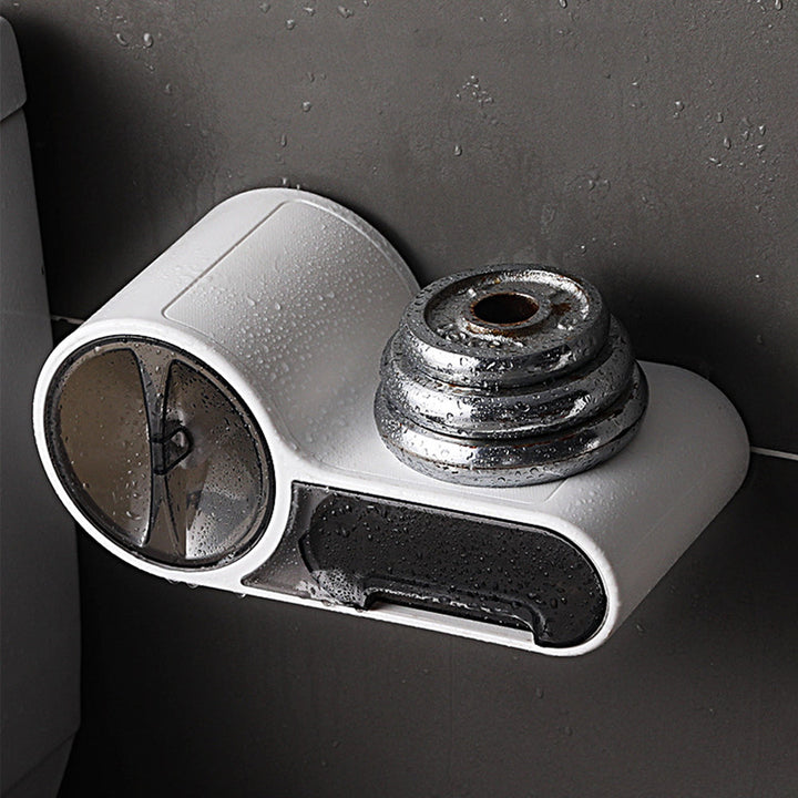 BowLift | DryHold Self-Adhesive Toilet Paper Holder – Waterproof Wall Solution with Extra Storage Space