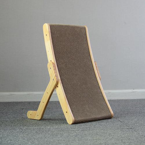 BowLift | Cat Scratcher Wooden Adjustable Lounger