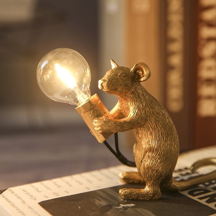 BowLift | Vintage Mouse LED Table Lamp