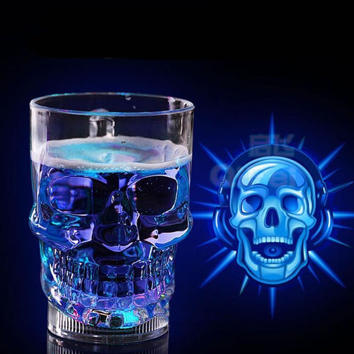 BowLift | Lively Skull Glass - LED Glass Cup
