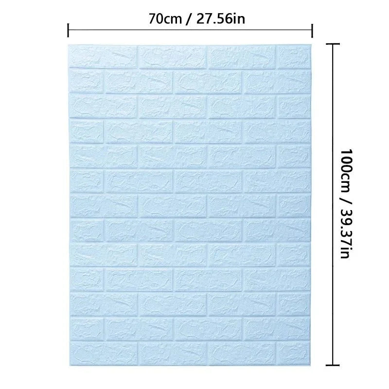 BowLift | WALLFORM – 3D Foam Brick Pattern Wallpaper