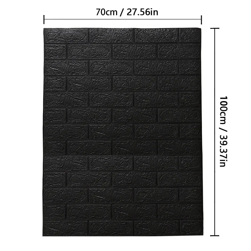 BowLift | WALLFORM – 3D Foam Brick Pattern Wallpaper