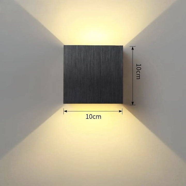 BowLift | Weatherproof Cube Wall Light – Up Down LED Outdoor Lamp