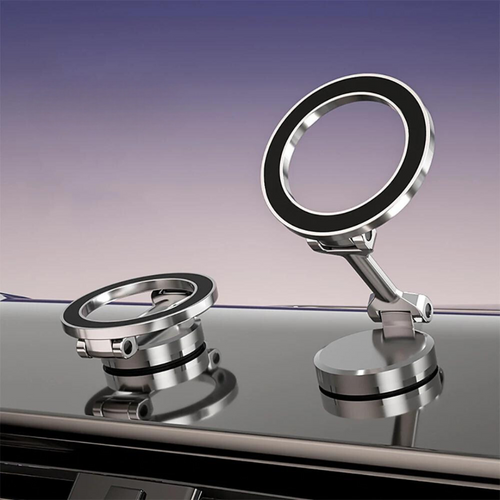 Magnetic Car Phone Holder – 360° Rotatable, Foldable
