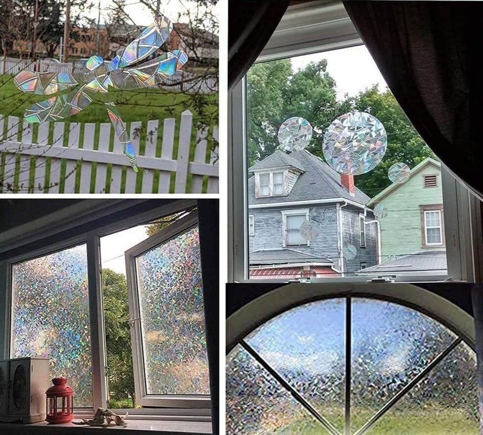 BowLift | Colorful window film with a three-dimensional rainbow