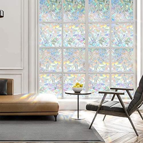 BowLift | Colorful window film with a three-dimensional rainbow