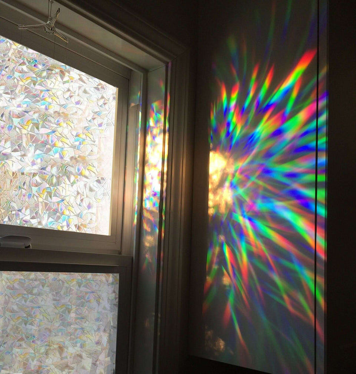 BowLift | Colorful window film with a three-dimensional rainbow