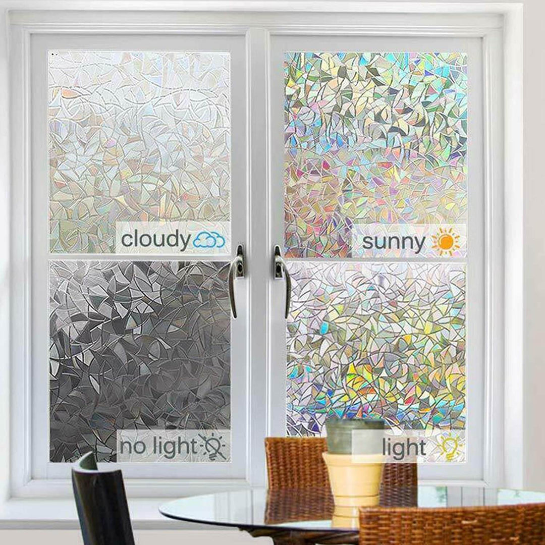 BowLift | Colorful window film with a three-dimensional rainbow