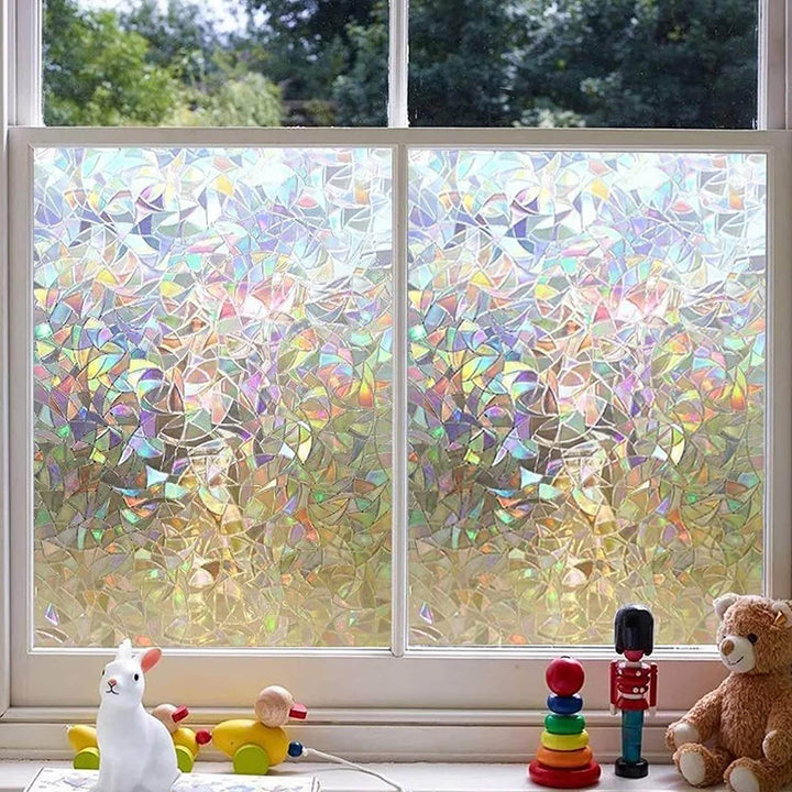 BowLift | Colorful window film with a three-dimensional rainbow