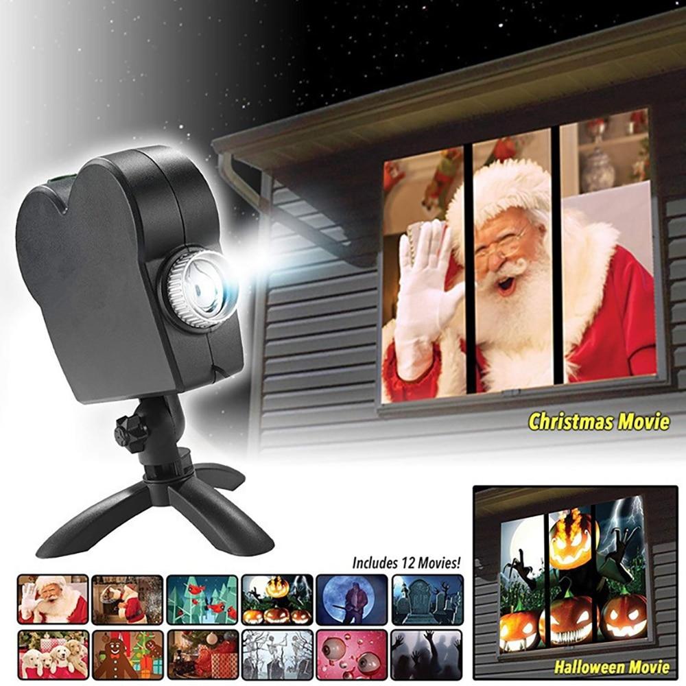 BowLift | Window Projector with Animated Holiday Season Display