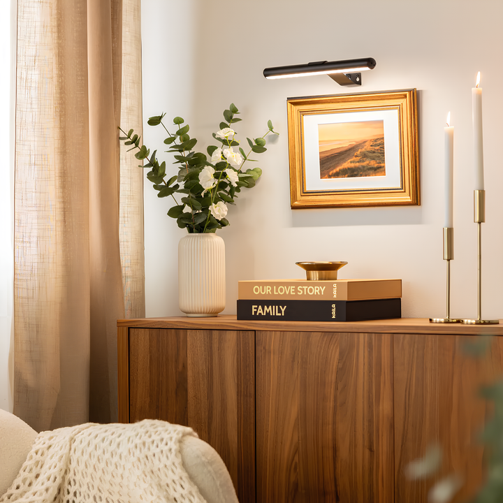 BowLift | LED Picture Light Adjustable Wall Mounted