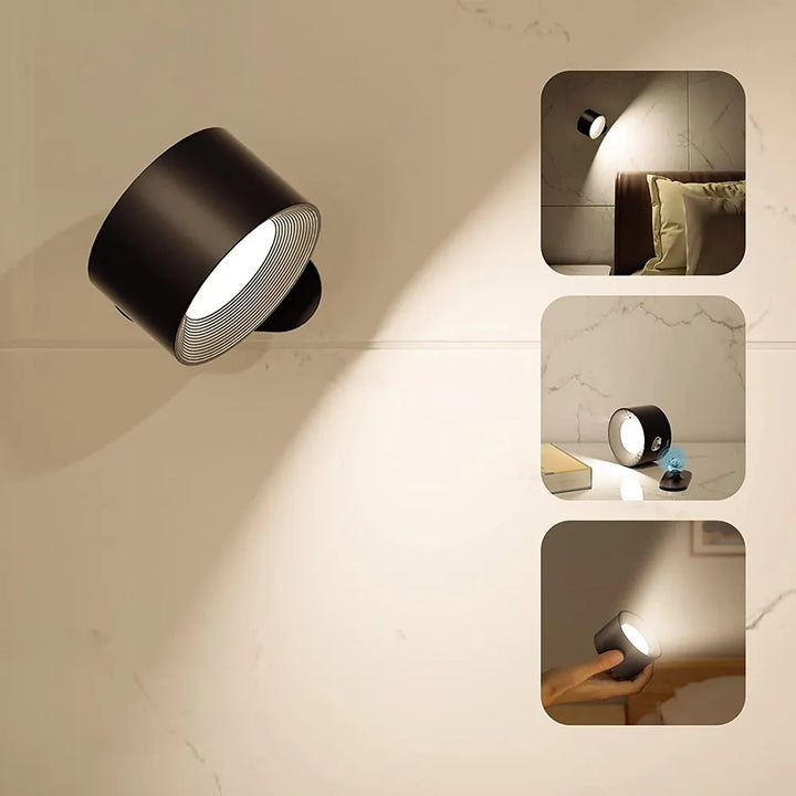 BowLift | Wireless Rechargeable Wall Lamp - LumoFlex