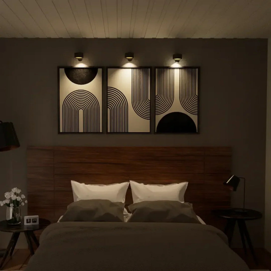 BowLift | Wireless Rechargeable Wall Lamp - LumoFlex