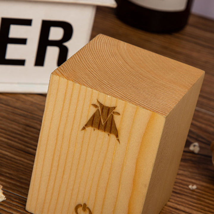 BowLift | Table Lamp with Touch Control Wood Finish