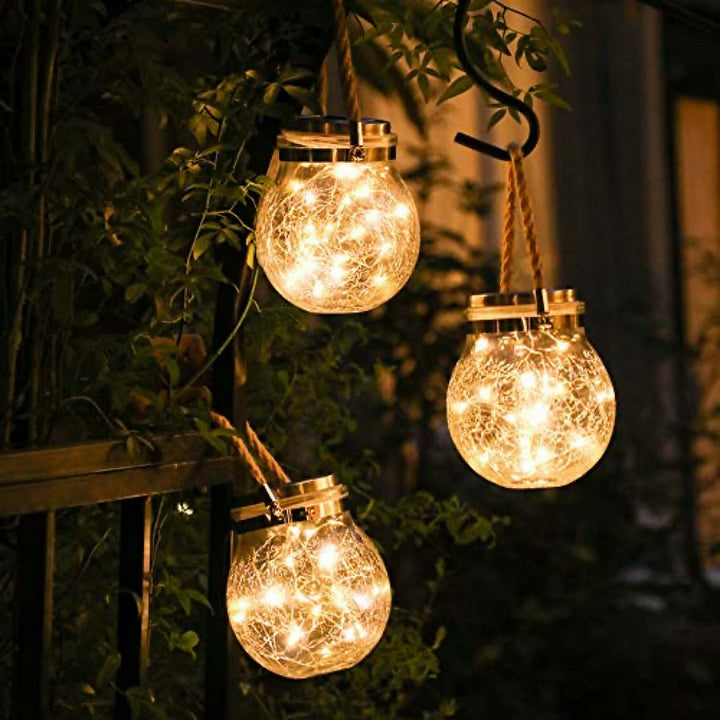 BowLift | SunGlow - Warm Solar Glass Lamp