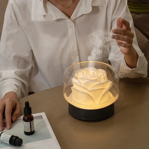 BowLift | Aromatherapy Air Humidifier – Elegant Ultrasonic Diffuser with LED & Essential Oil Function