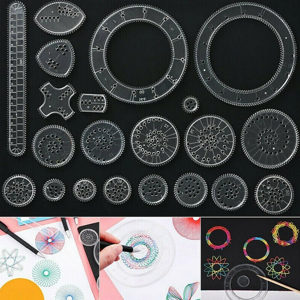 BowLift | Spirograph Drawing Set - Artistic Precision - Dazzling Creations !