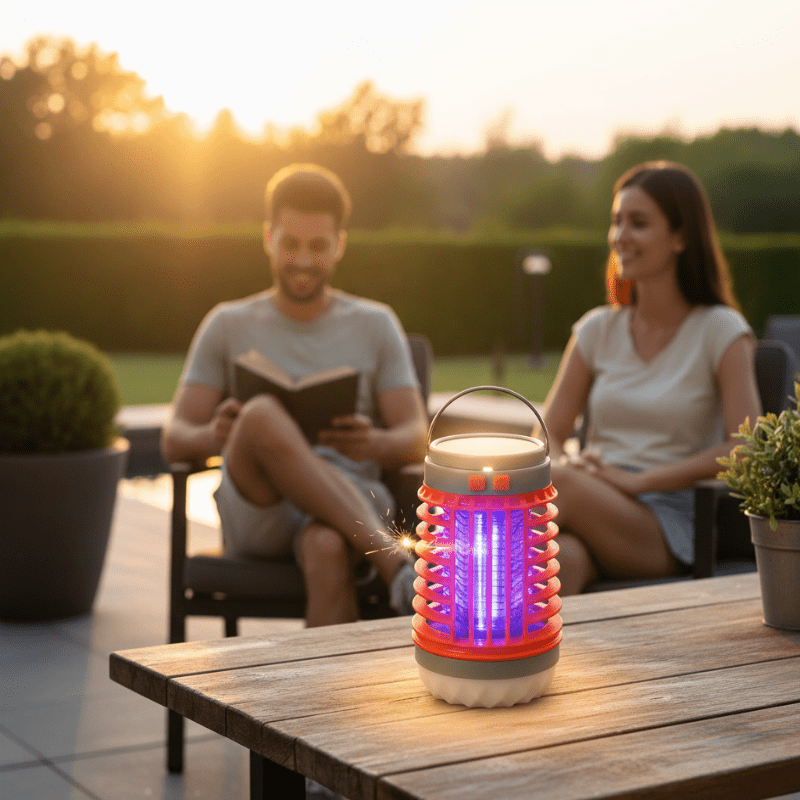 BowLift | ZAPPERLANTERN – 2-in-1 Solar Bug Zapper and Camping Lantern